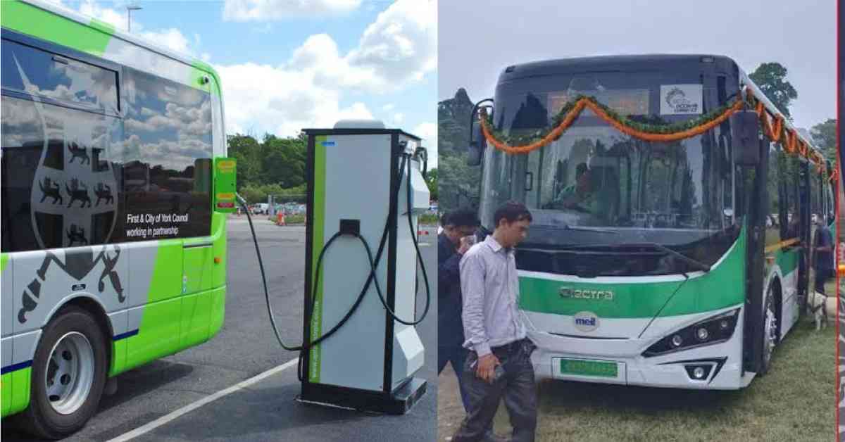 Uttarakhand E-BUS charging station haridwar dehradun electric bus service