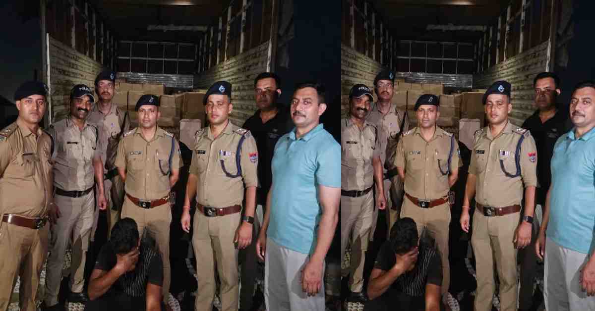 Uttarakhand Panchayat election wine liquor 230 boxes kashipur police chunav 2025