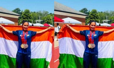 Mamta khati Almora police constable gold silver medal america