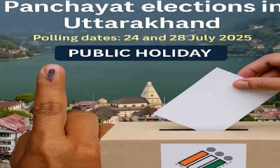 uttarakhand panchayat election 2025 voting public holiday declared