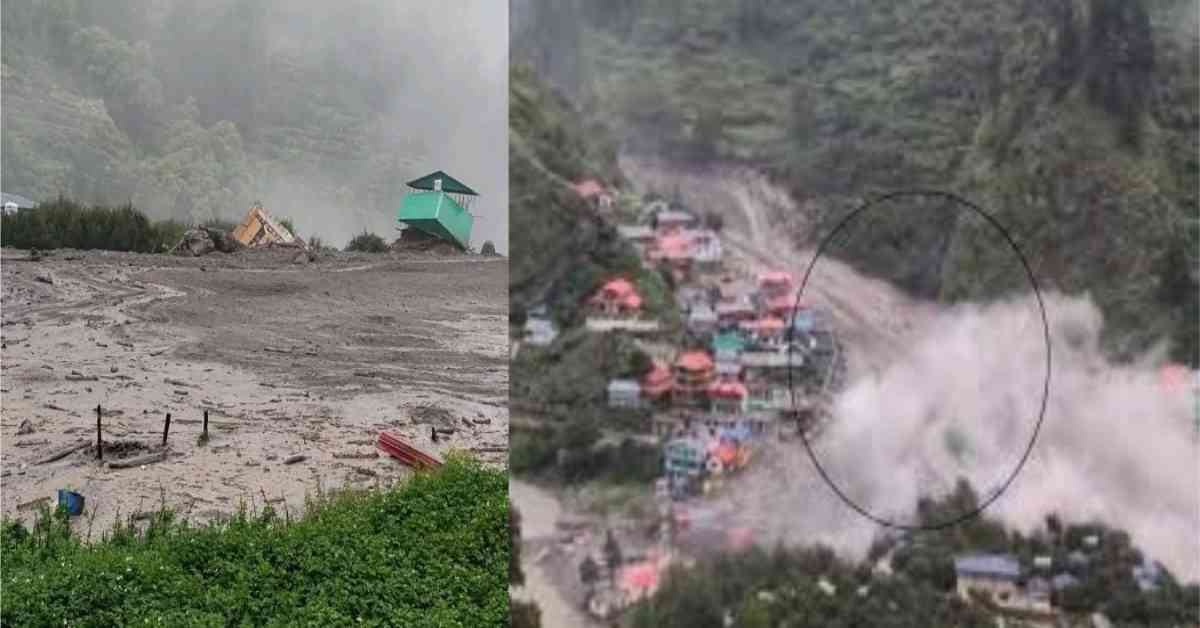 Harshil dharali Uttarkashi kheerganga cloudburst 4 died latest update SDRF NDRF army rescue operation