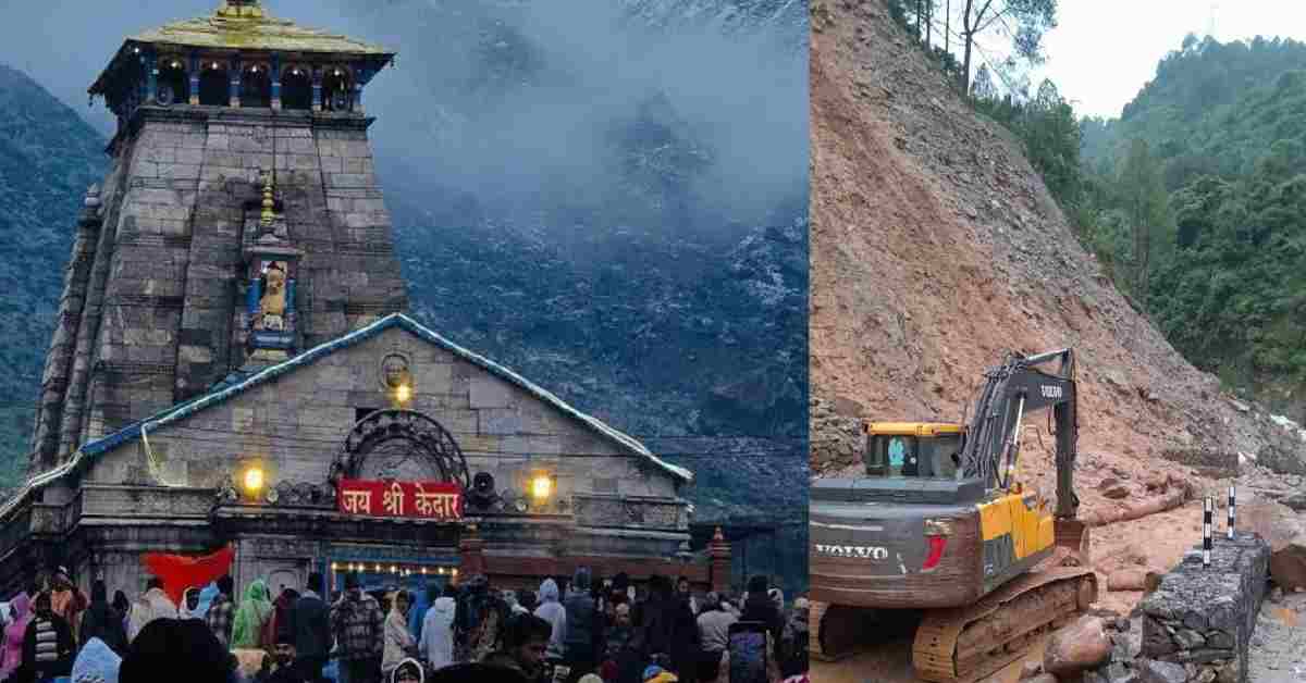 kedarnath dham yatra stoped due to heavy rain Disaster latest update uttarakhand