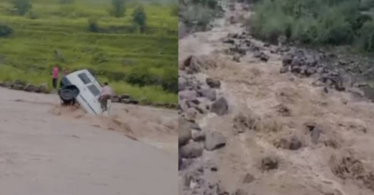Kistwar cloudburst news today bridge broken vechile drowning