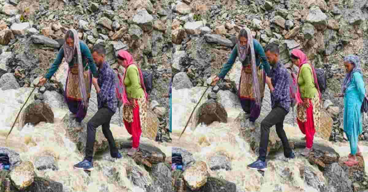 In Narayanbagar chamoli due to road block pregnant women delivery on footpath new born baby died news today