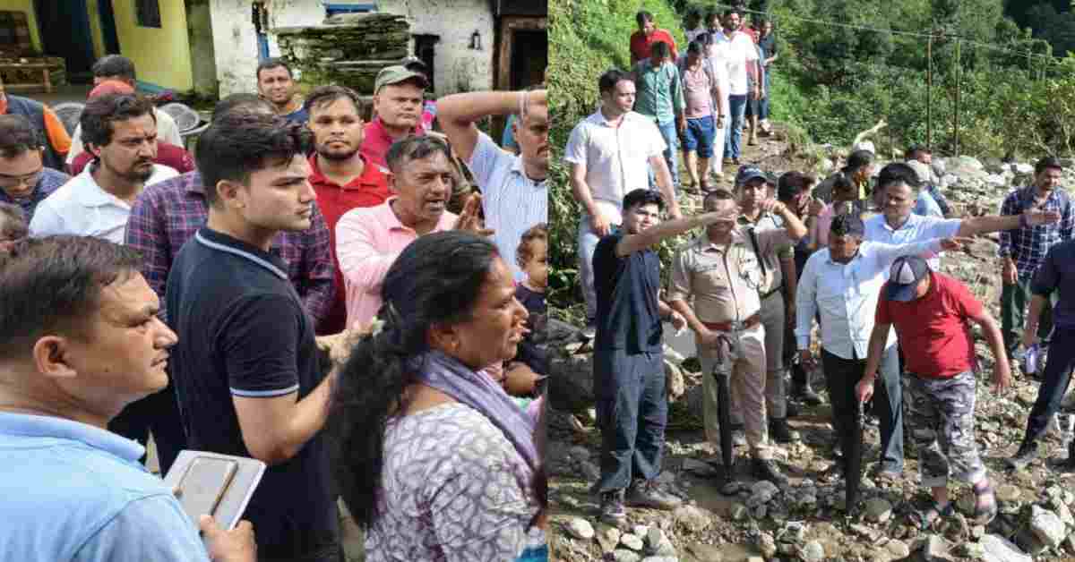 IAS officer prateek jain DM of Rudraprayag activeness During basukedar cloudburst reached ground zero with team