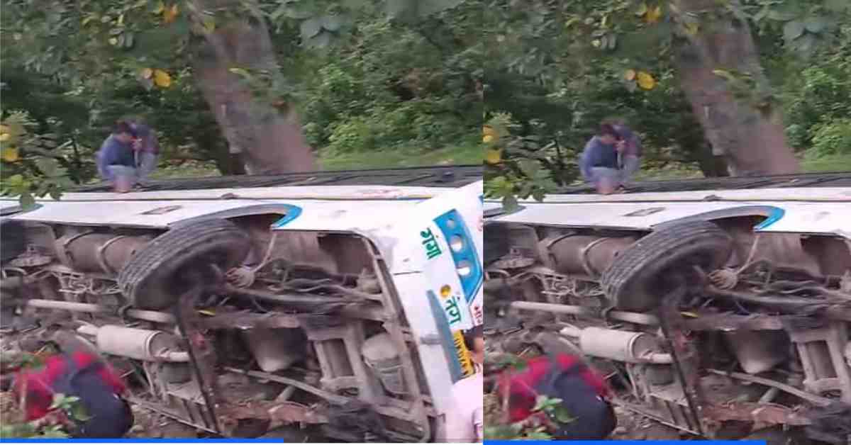 Dhikuli Ramnagar bus accident going to chaukhutia