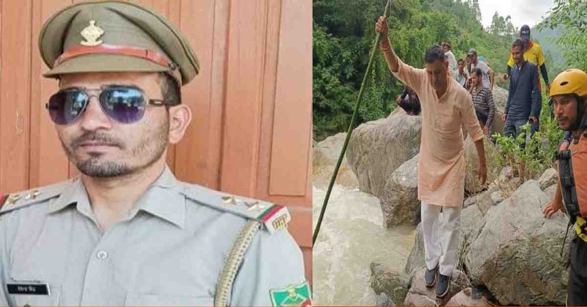 van daroga devender Bisht betalghat died due to drowning with bike dolkot gadhera nainital news today