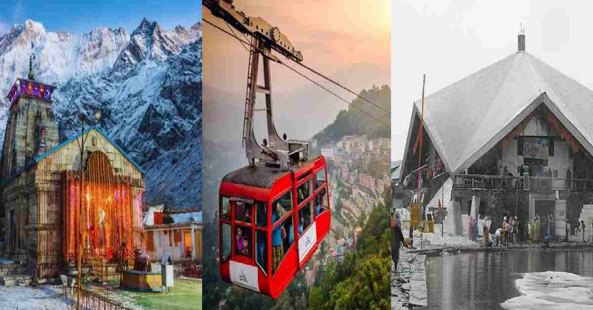 sonparyag to kedarnath govindghat to hemkund sahib ropeway project granted CM Dhami signed MOU