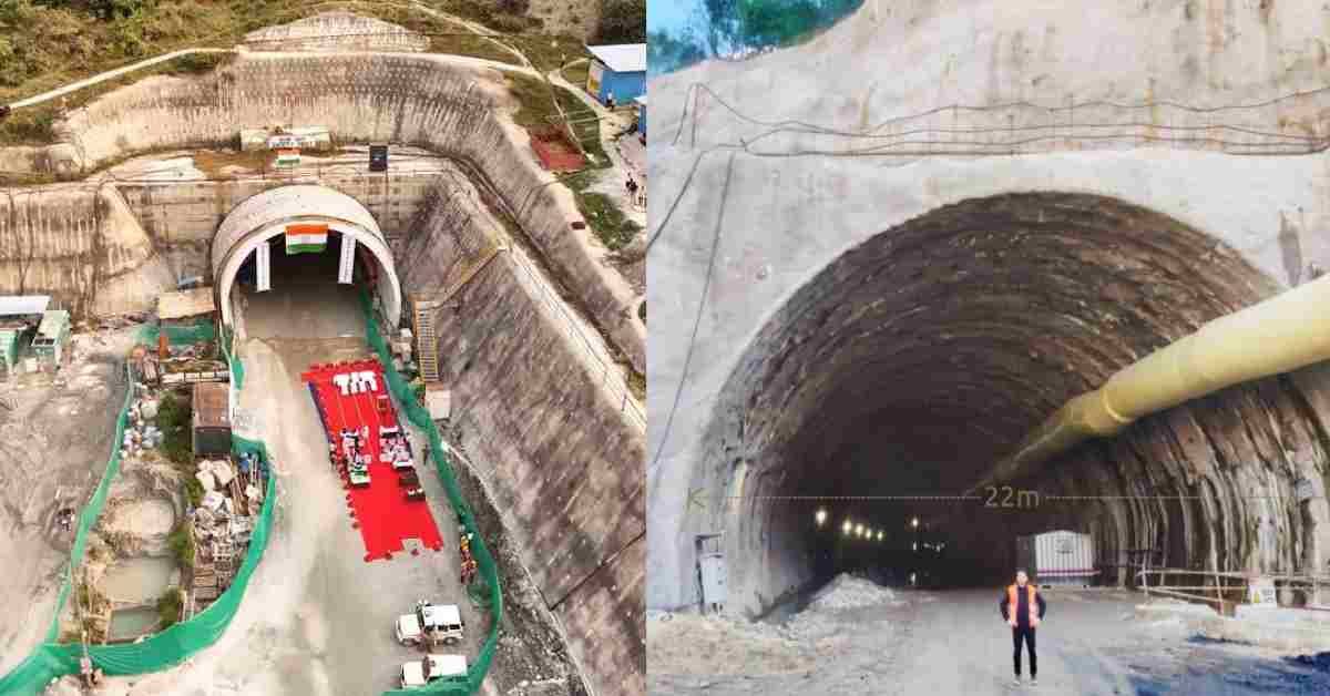 rishikesh Karnaprayag railway line project new record in August month 504 mtr rail tunnel progress update