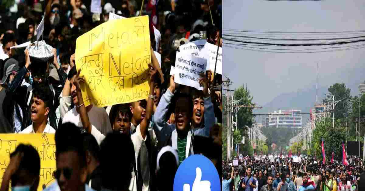 Nepal digital strike: 26 social media apps ban in nepal gen-z youth protest curfew one died