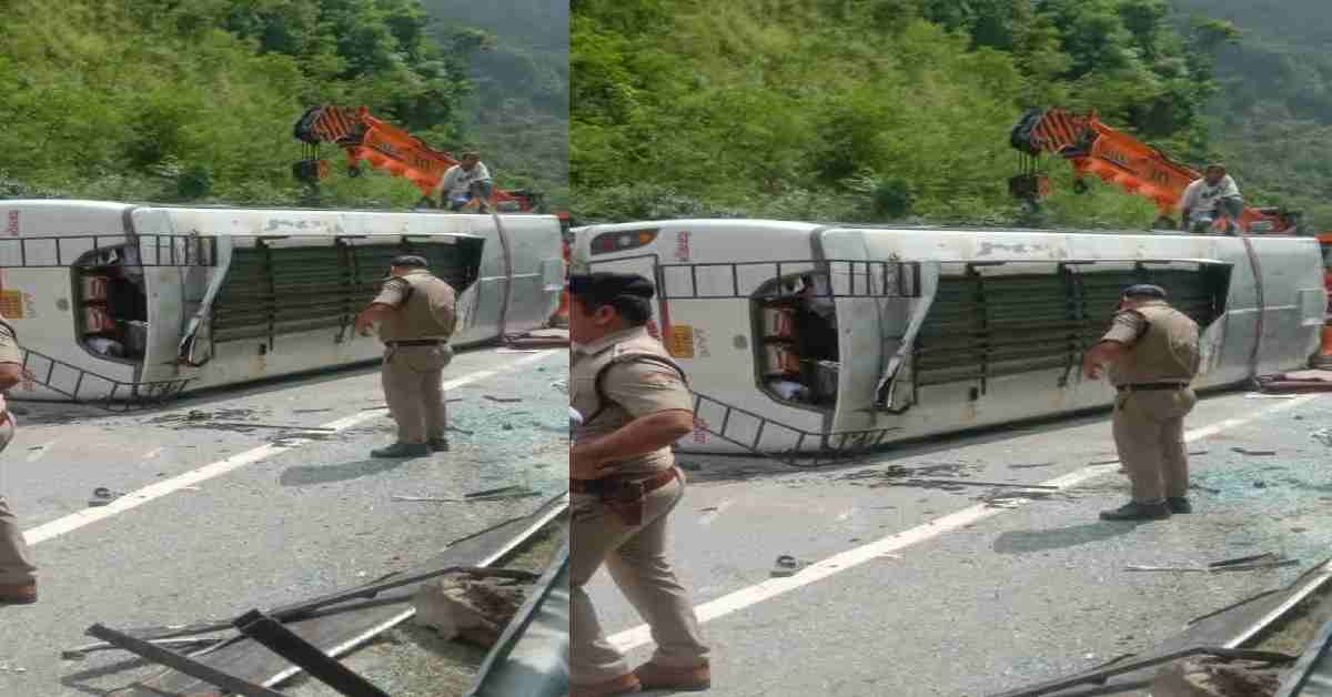 tehri garhwal dehradun bus accident in chamba nagari 2 died rescue continue Uttarakhand breaking news today