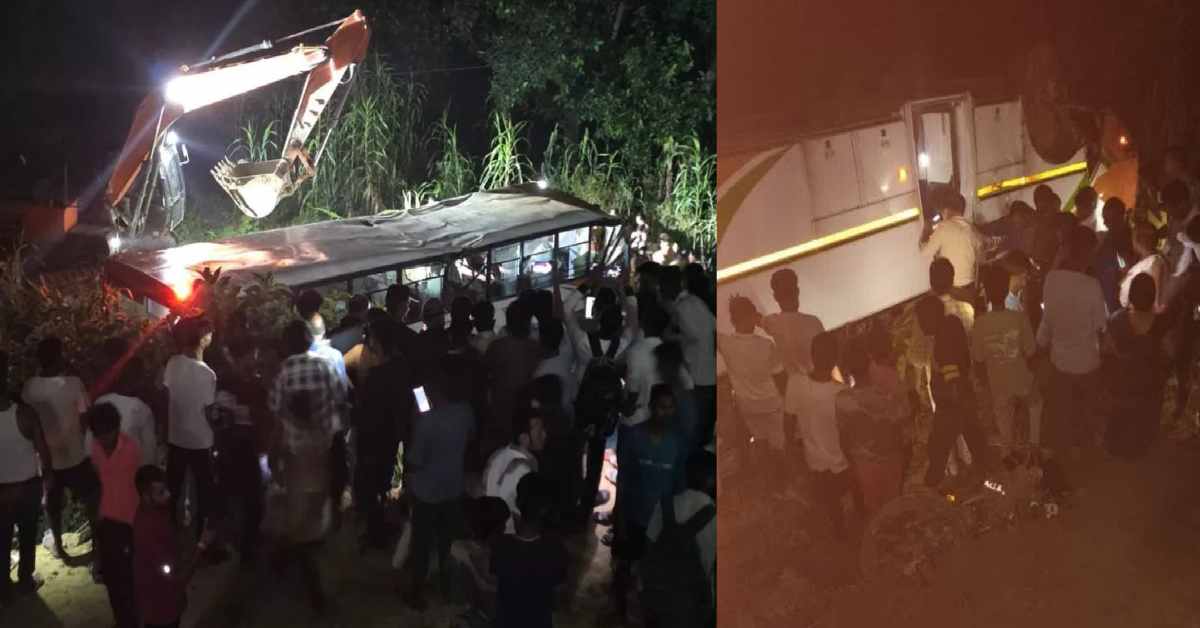 Kakori lucknow roadways bus accident uttar pradesh news today