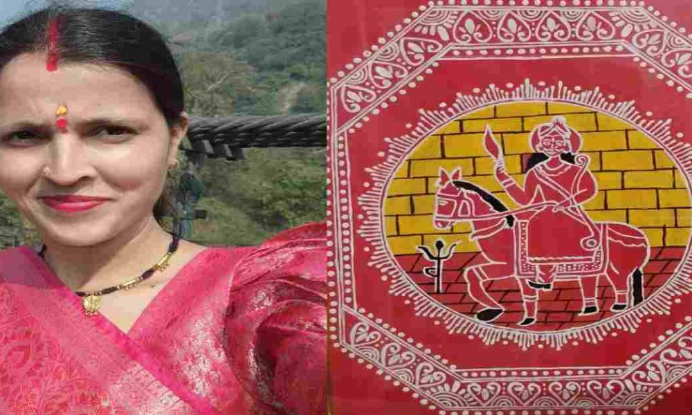 Nirmala Joshi almora haldwani aipan art product self-employment uttarakhand news