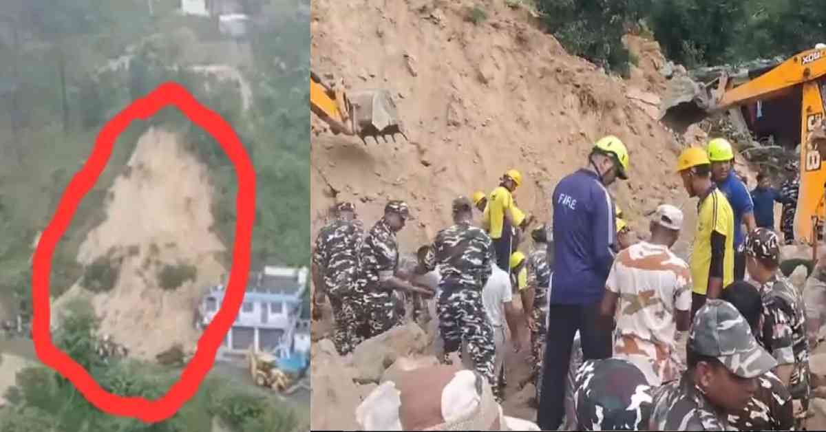 manju gaira died in landslide didihat bhanra motar road near polytechnic College Pithoragarh Uttarakhand news today