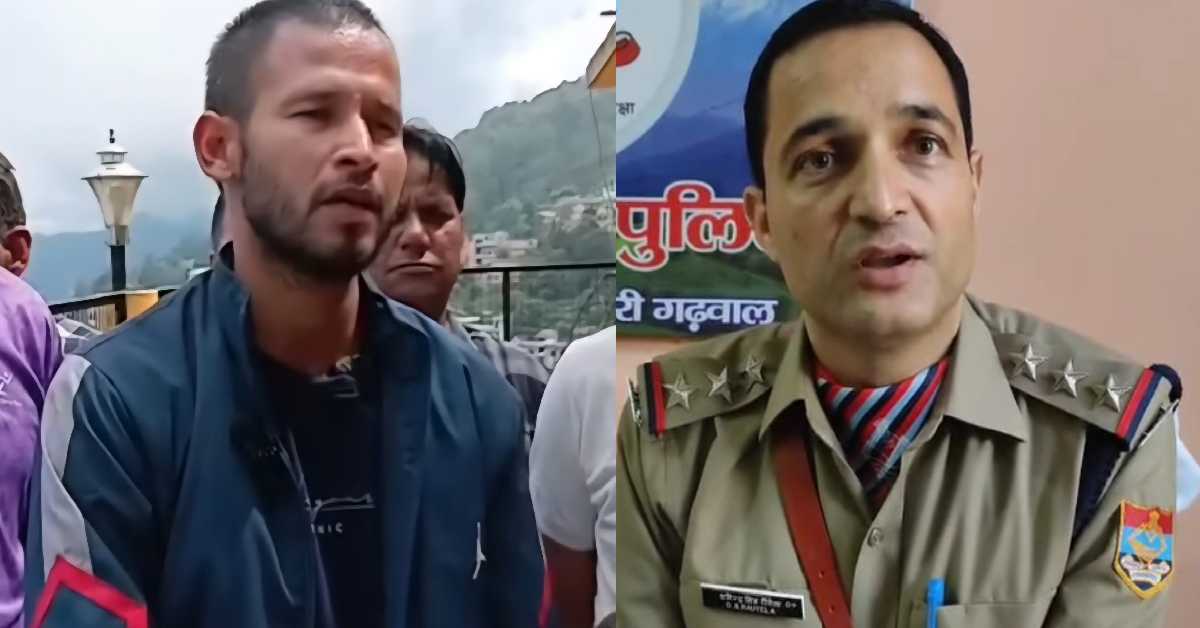 social media influencer keshav thalwal allegations on lambgaon tehri garhwal police case