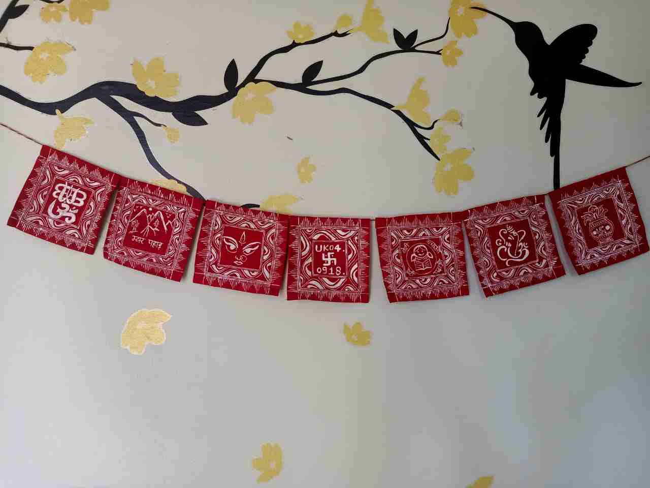 Kiran Bisht aipan art kotabagh Nainital