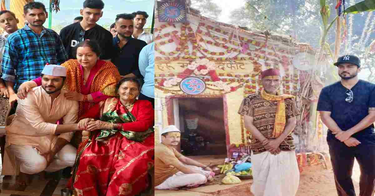 indian cricketer Manish Pandey reached in his village bhiri kotgari harju temple mandir Bageshwar Uttarakhand latest news