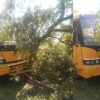 tehri garhwal school bus accident tree saves 26 lives today uttrakhand breaking news today