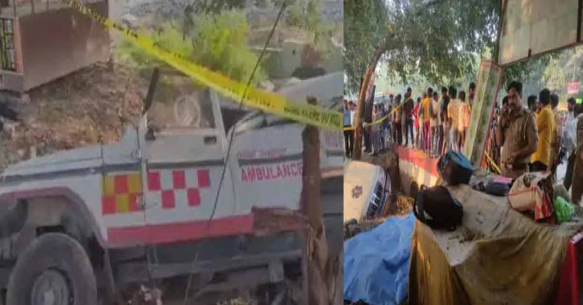 private ambulance accident in Sitapur going to Varanasi from dehradun 4 died with patient Uttarakhand breaking news today