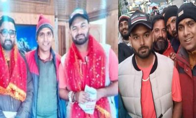 Indian cricketer Rishabh Pant and Rahul Tewatia reached in Gangotri Dham uttarakhand latest news today