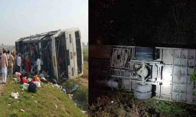 bus accident in Bareilly haridwar highway returning nanakmatta nainital one died uttarakhand news live