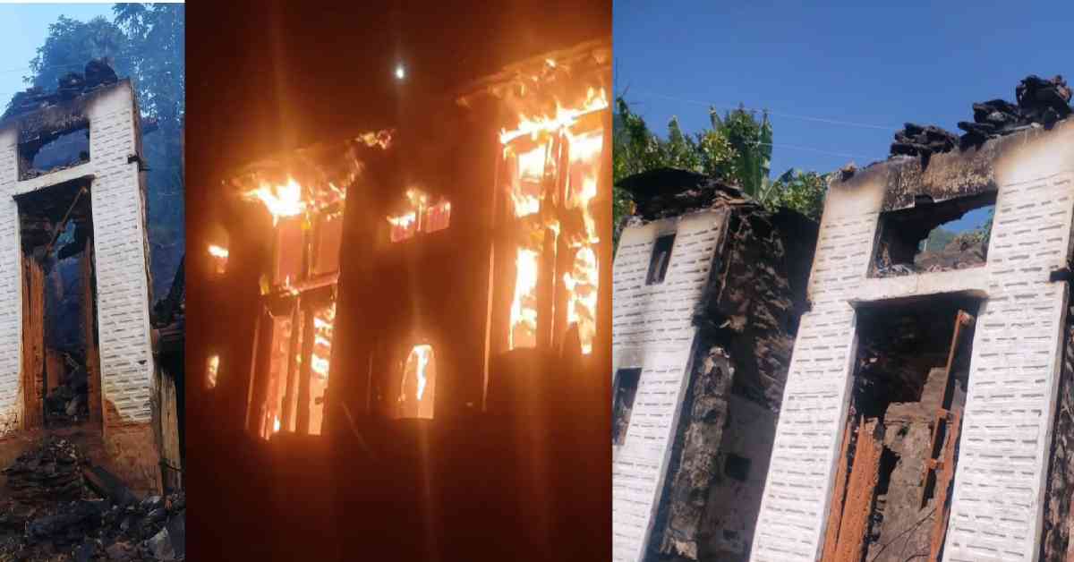 Fire in hayat mehra house Diwali, daughter renu wedding marriage next month thal Pithoragarh Uttarakhand latest news live