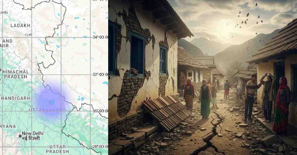 Uttarakhand earthquake bhukamp felt in chamoli district breaking news today:
