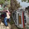 car fell into ditch dungrabora lohaghat accident champawat Uttarakhand news live today
