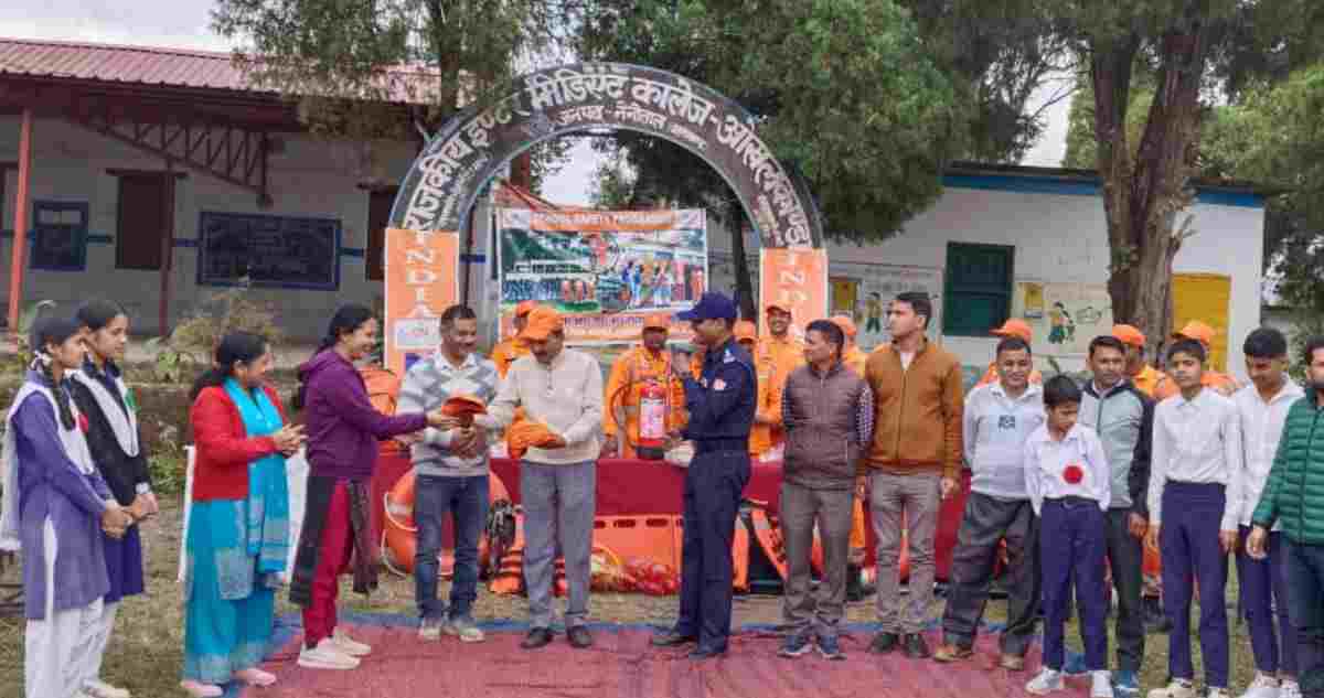 NDRF Training Nainital okhalkanda block