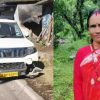 bolero crushed women rekha mehar died in lambgaon NH road Accident Uttarkashi Uttarakhand news live today