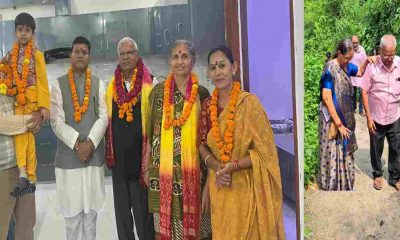PM Narendra Modi sister Basanti ben reached rishikesh with husband hasmukh uttarakhand latest news live today