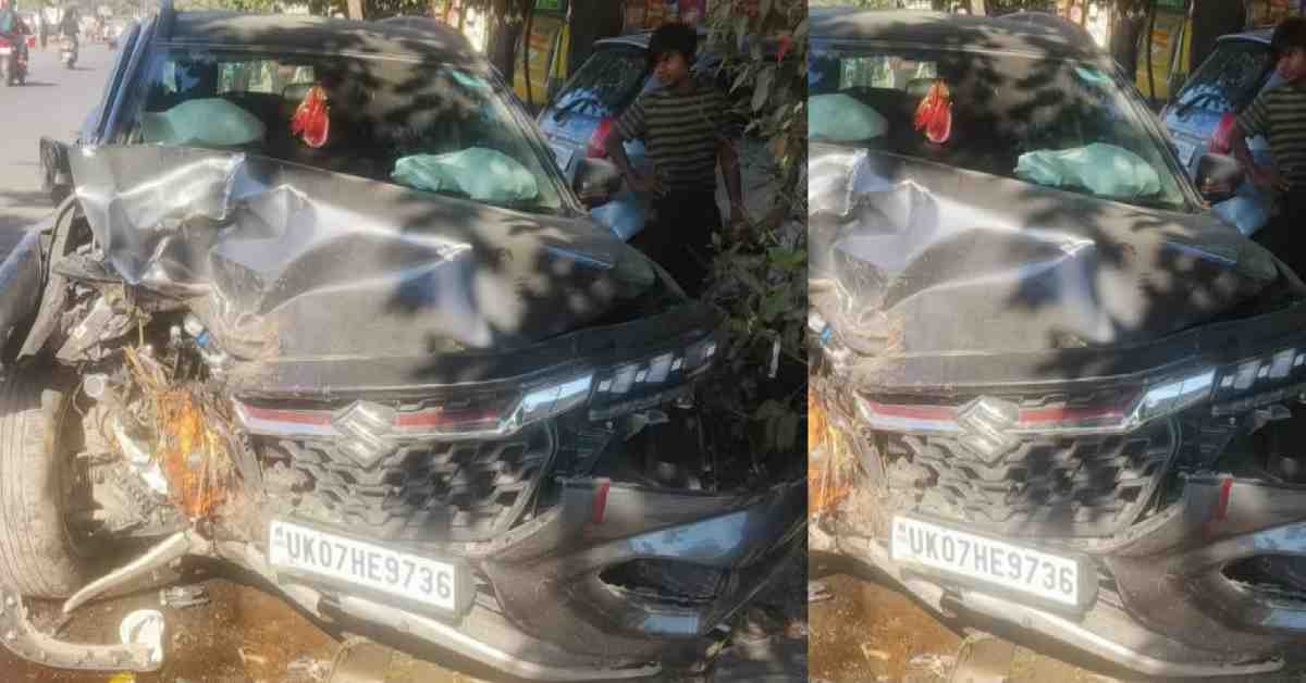 engineering student satyam dube died in car Accident sahaspur vikasnagar dehradun uttarakhand