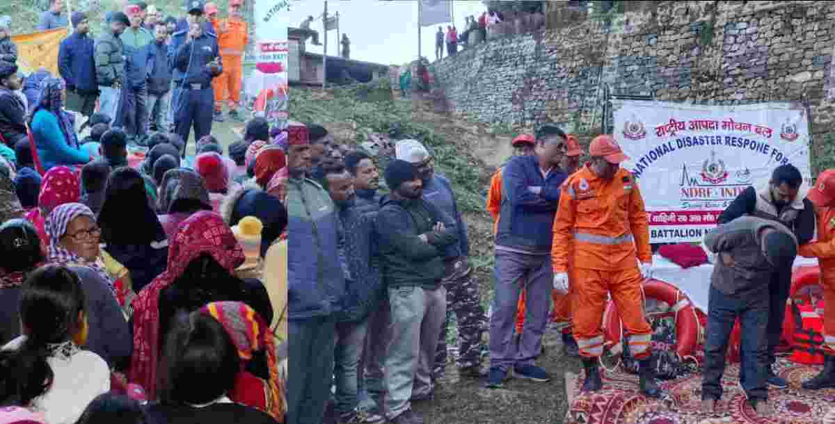 NDRF disaster Training Gwaldam Chamoli Uttarakhand News Today
