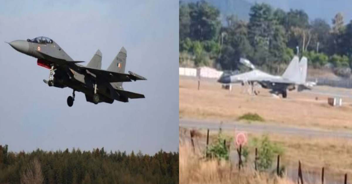 Sukhoi fighter jet makes emergency landing at Dehradun Jolly Grant Airport due to oil leakage uttarakhand latest news live