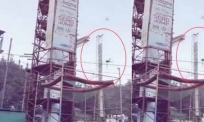 Bungee jumping accident in Rishikesh, another tourist fell after rope breaks uttarakhand latest news today