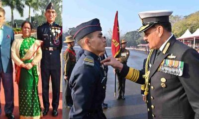 Deepak Kandpal, son of a driver from garur Bageshwar, got NDA Best Cadet President Gold Medal uttarakhand latest news today