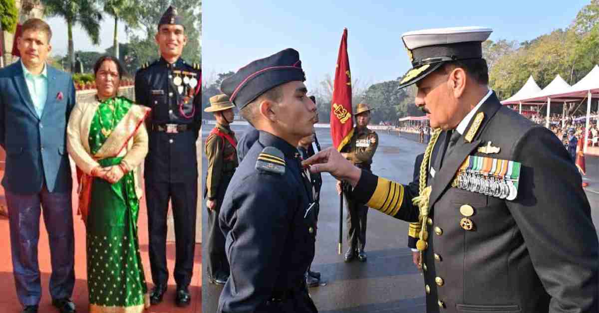 Deepak Kandpal, son of a driver from garur Bageshwar, got NDA Best Cadet President Gold Medal uttarakhand latest news today