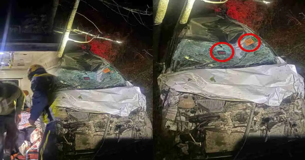 car fell into ditch uncle nephew died in Ramgarh nainital road Accident uttarakhand latest news live today