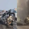 Purvanchal Expressway car fire accident, 5 members of family died barabanki uttar pradesh Breaking News uttarakhand live today