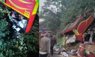 9 died bus carrying pilgrims falls into ditch in Chittoor, Andhra Pradesh national news today