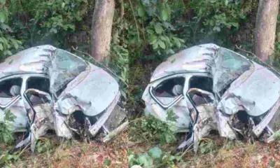 kaladhungi car accident today 2 died of family car Accident in bazpur kaladhungi road nainital today
