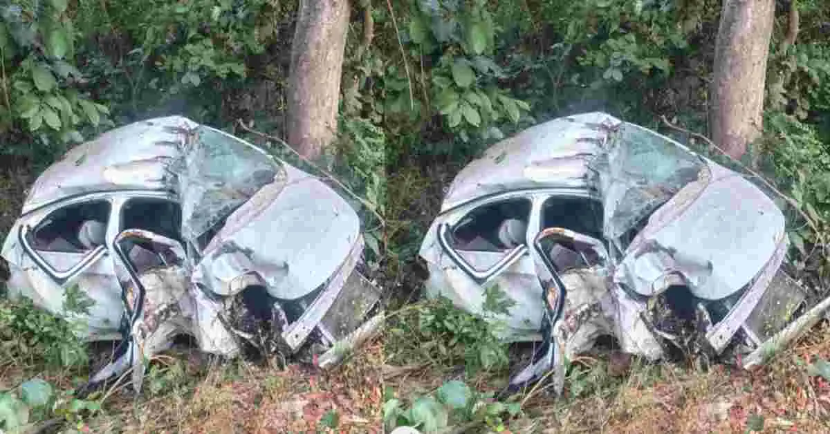 kaladhungi car accident today 2 died of family car Accident in bazpur kaladhungi road nainital today