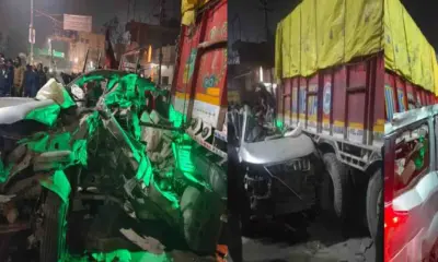 Rishikesh car accident 4 died in haridwar road Mansa Devi mandir railway crossing uttarakhand news today