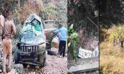 3 died on the spot in kainchi dham accident today scorpio fell into ditch bhowali nainital uttrakhand breaking news: