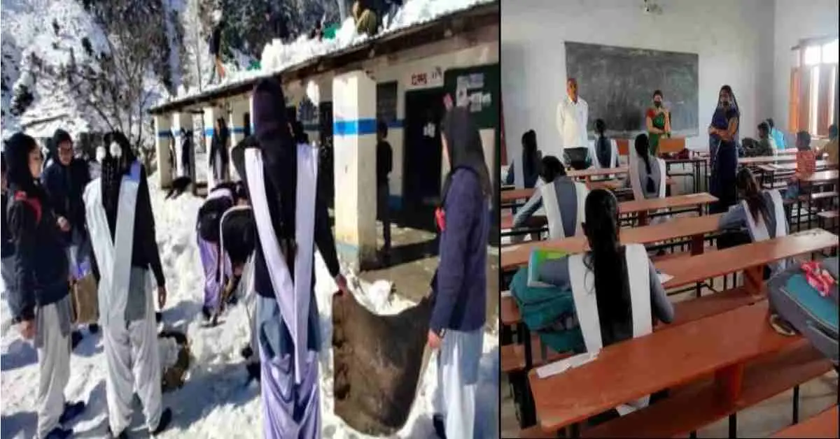 Uttarakhand school timing opening closing time same on summer winter time table latest update today