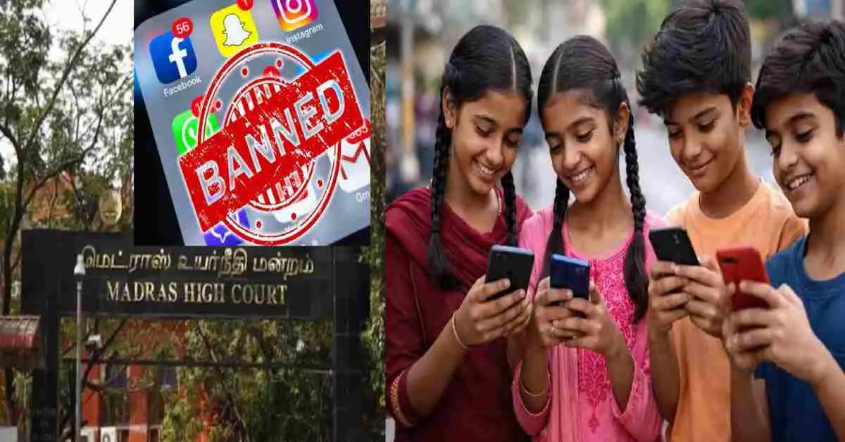 social media Ban India teens child Madras High Court suggestion breaking news today