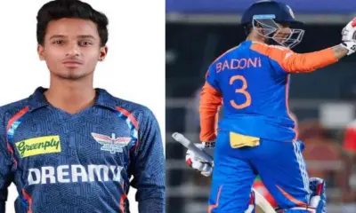 Ayush badoni uttarakhand cricketer of devprayag tehri garhwal selected from Indian ODI cricket team match to NZ.
