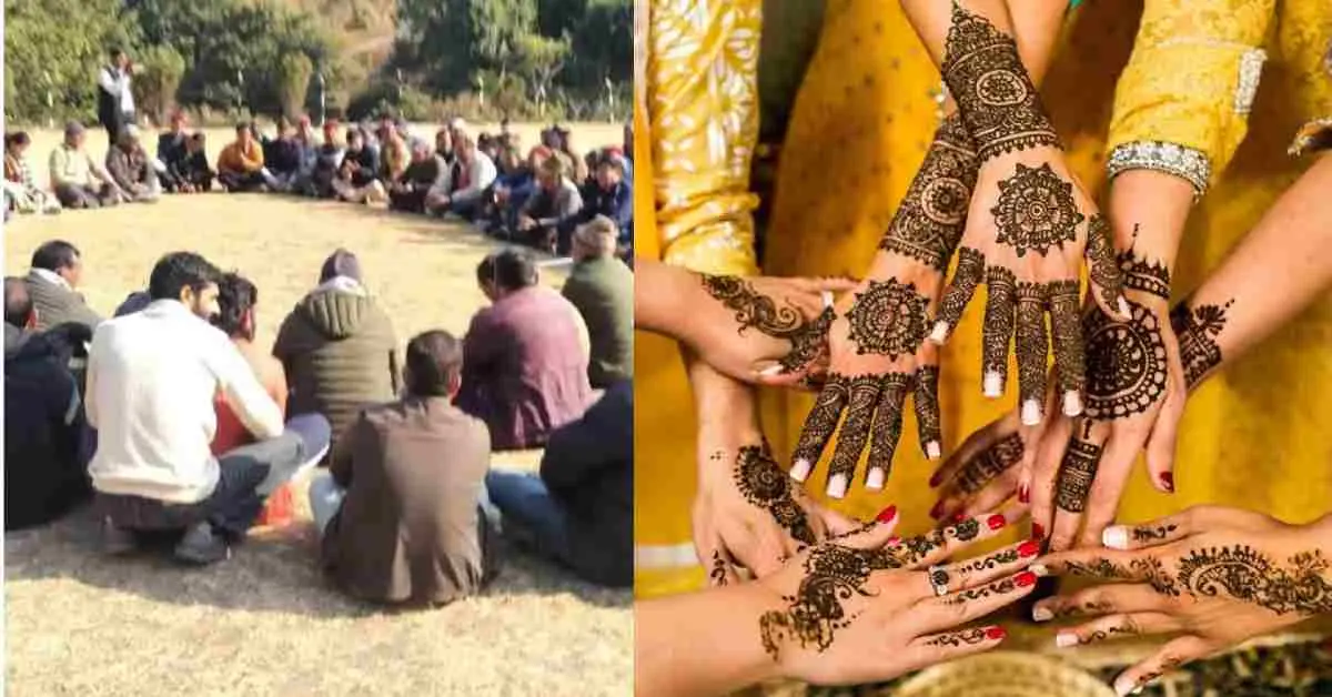 Tehri Uttarakhand marriage mehndi ceremony will not in weddings, decision of 11 villages Nainbagh garhwal