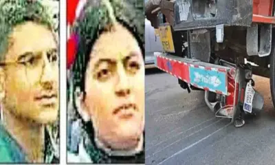 Haridwar scooty accident today: shraddha Joshi Akshat sharma died in najibabad highway uttarakhand news