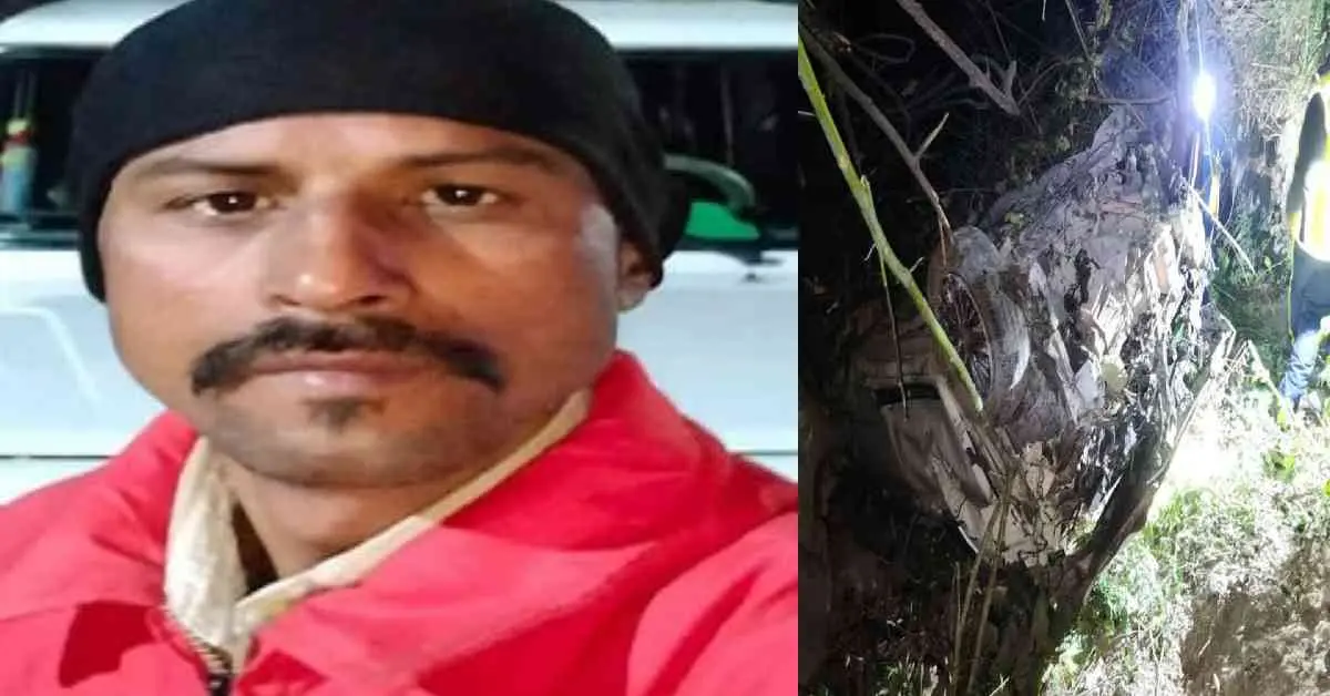 Uttarakhand almora car Accident today: driver kuber jamnal died jihar road.